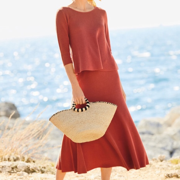 Peruvian Connection Pima cotton julep swing skirt - Picture 5 of 5